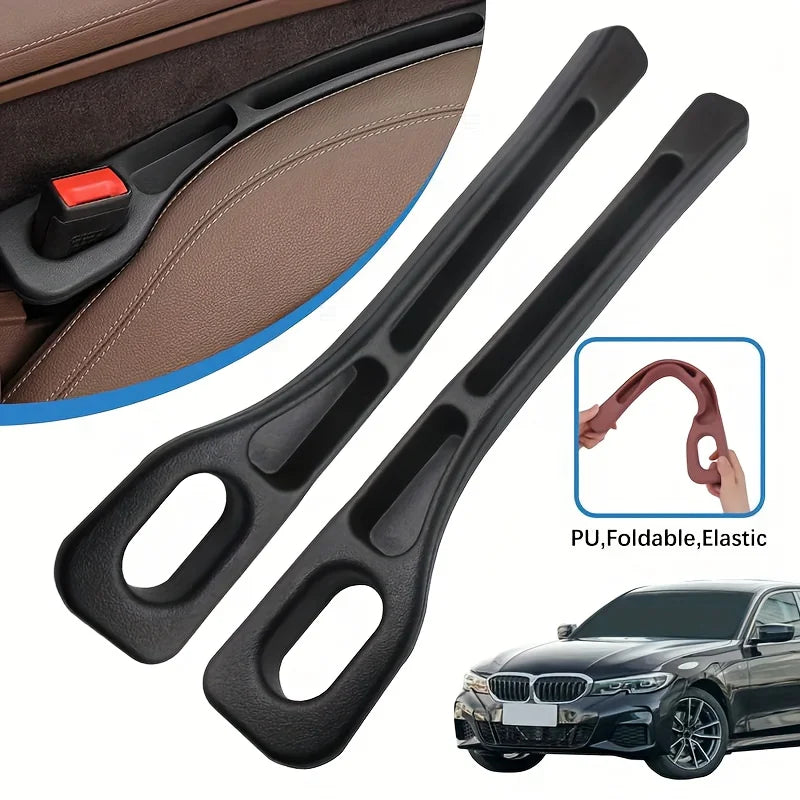 Car Seat Gap Filler Organizer, 2-Pack | Waterproof Console Side Filler