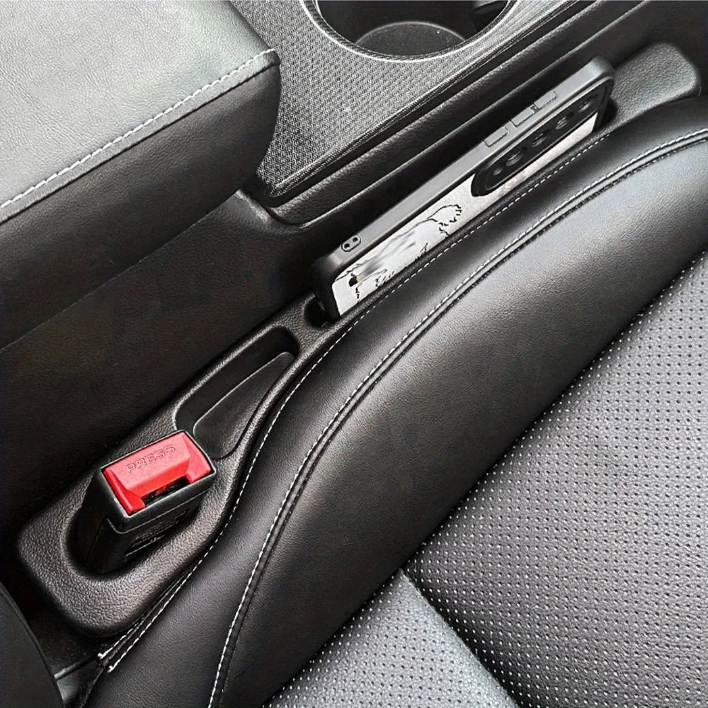 Car Seat Gap Filler Organizer, 2-Pack | Waterproof Console Side Filler