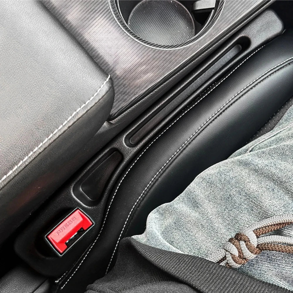 Car Seat Gap Filler Organizer, 2-Pack | Waterproof Console Side Filler